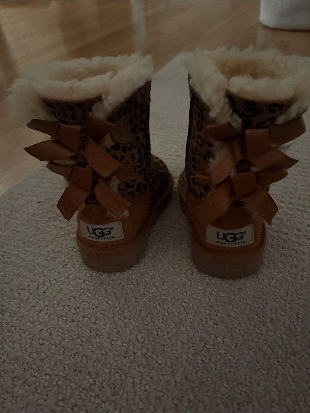 Toddler Ugg leopard boots